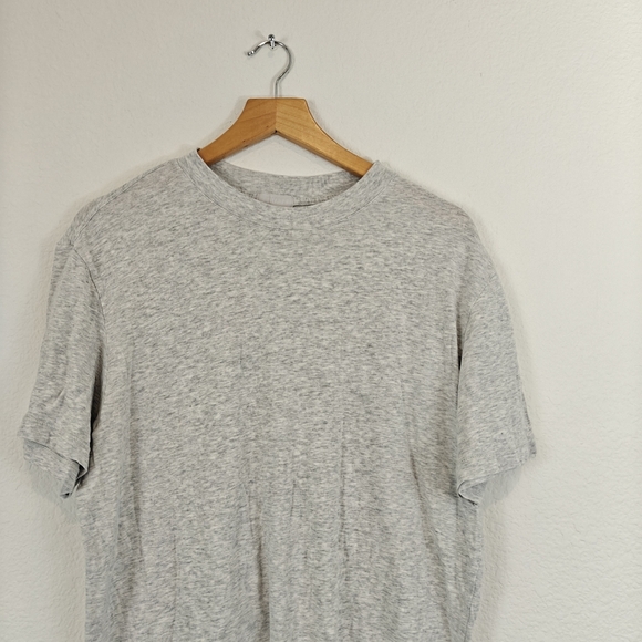 SKIMS Short Sleeve Relaxed T-shirt In Light Heather Grey Size XS - Picture 5 of 9